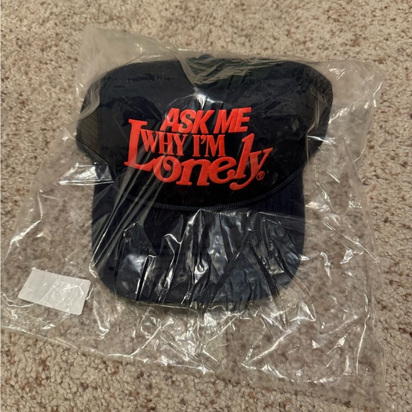 NWT LONELY GHOST “Ask Me Why I’m Lonely” Hat - Picture 1 of 2